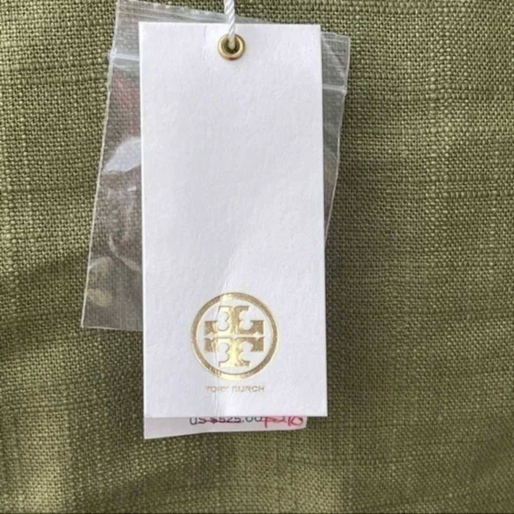 TORY BURCH ‘Avery’ Hills Embellished Linen Blend Jacket Size 8 NWT $525